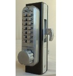 Lockey 2950DC Keyless Mechanical Digital Mortised Hook Bolt Double Sided Door Lock